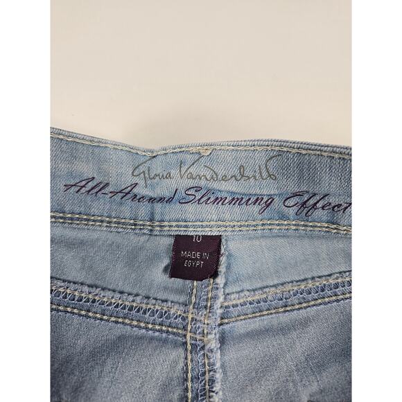 Gloria Vanderbilt all around slimming effect size 10 capris EGYPTIAN cotton ^ - Picture 4 of 7